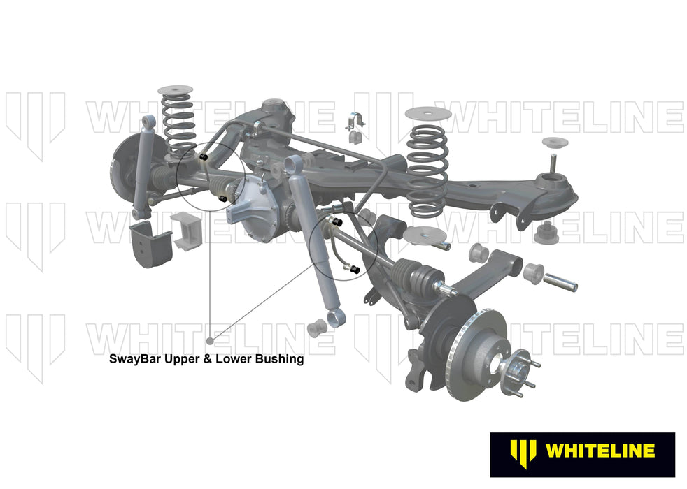 Whiteline 7 x 14 x 20 cm Rear Sway Bar Link - Bushing Kit to Suit Holden Commodore VN-VX and HSV Autofit