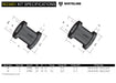 Whiteline 7 x 14 x 20 cm Rear Sway Bar Link - Bushing Kit to Suit Jeep Grand Cherokee WJ, WG Autofit