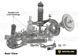 Whiteline 7 x 14 x 20 cm Rear Sway Bar Link - Lower Bushing Kit to Suit Toyota Rav 4 ACA31 Autofit