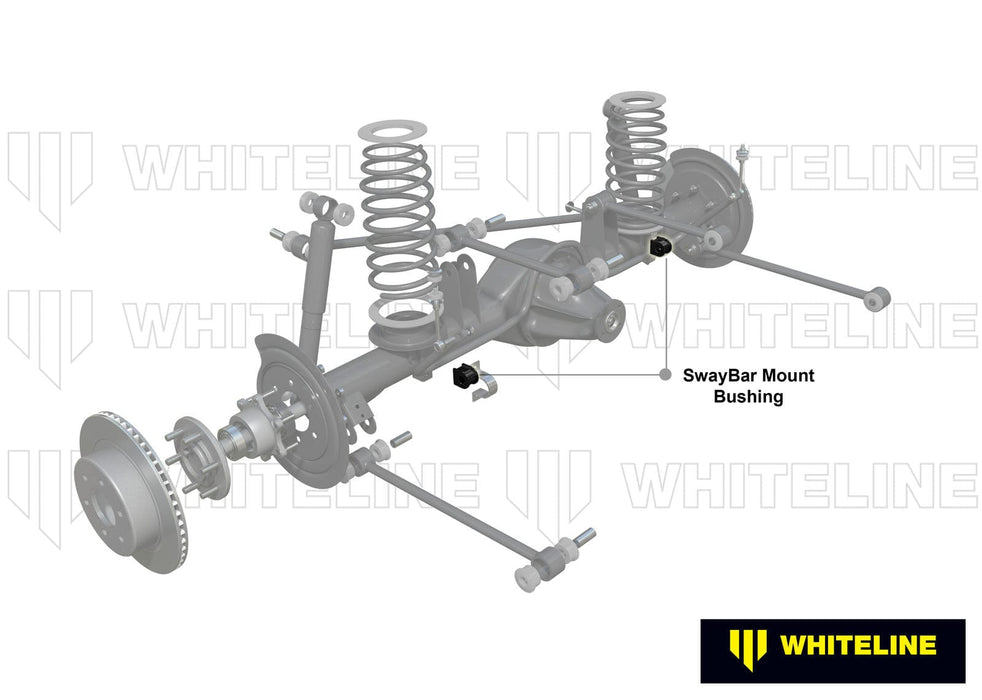 Whiteline 7 x 14 x 20 cm Rear Sway Bar Mount - Bushing Kit 17mm to Suit Nissan Patrol GQ, GU and Ford Maverick DA Autofit