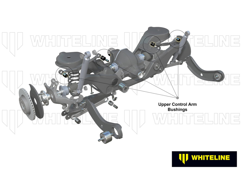 Whiteline 7 x 14 x 20 cm Rear Trailing Arm Upper - Bushing Kit to Suit Mazda RX-8 FE Autofit