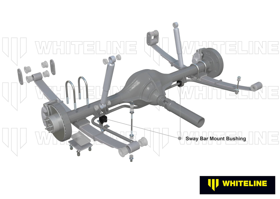 Whiteline 7 x 14 x 20 cm / Service kit - suits Whiteline sway bars Front Sway Bar Mount - Bushing Kit 20mm to Suit Whiteline Sway Bars Autofit