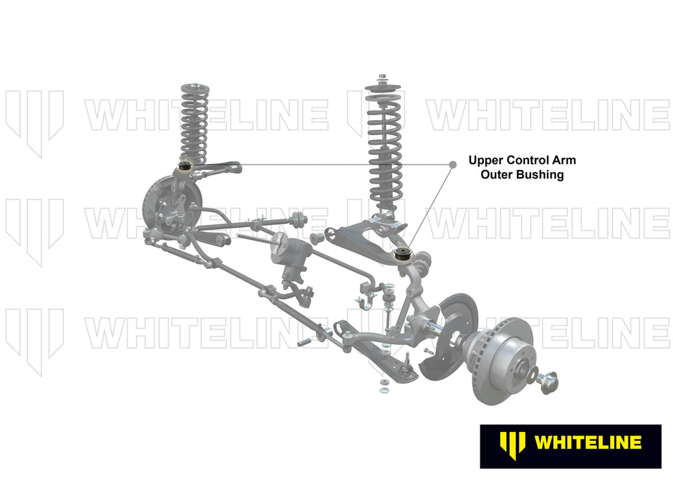 Whiteline 7 x 14 x 20 cm / Shock absorber link Front Control Arm Upper - Outer Bushing Kit to Suit Morris Minor 1000 Autofit