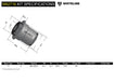 Whiteline 7 x 14 x 20 cm / Suits models 07/2009 - on with spherical bearing in lower hub Rear Control Arm Lower Rear - Outer Bearing Kit to Suit Holden Commodore VE, VF and HSV Autofit