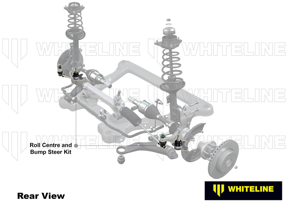 Whiteline 7 x 14 x 20 cm / Suits Whiteline KCA313 Front Roll Centre/Bump Steer - Correction Service Kit to Suit Whiteline KCA313 Autofit