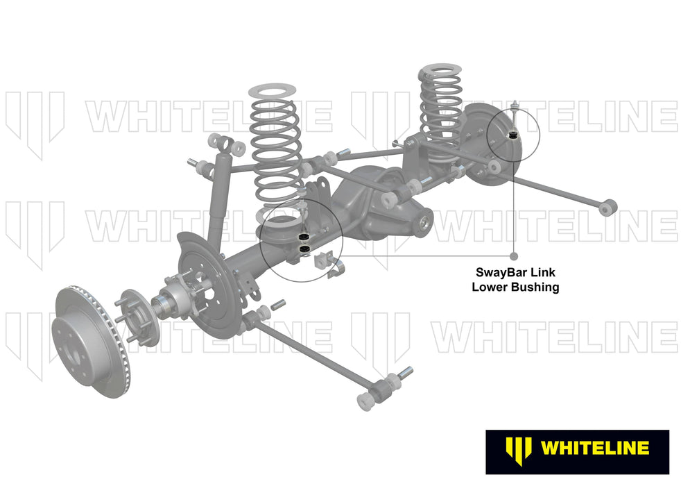 Whiteline 7 x 14 x 20 cm / Suits Whiteline sway bars Sway Bar Link - Lower Bushing Kit to Suit Toyota Land Cruiser 76, 78, 79, 80, 105, 200 Series Autofit
