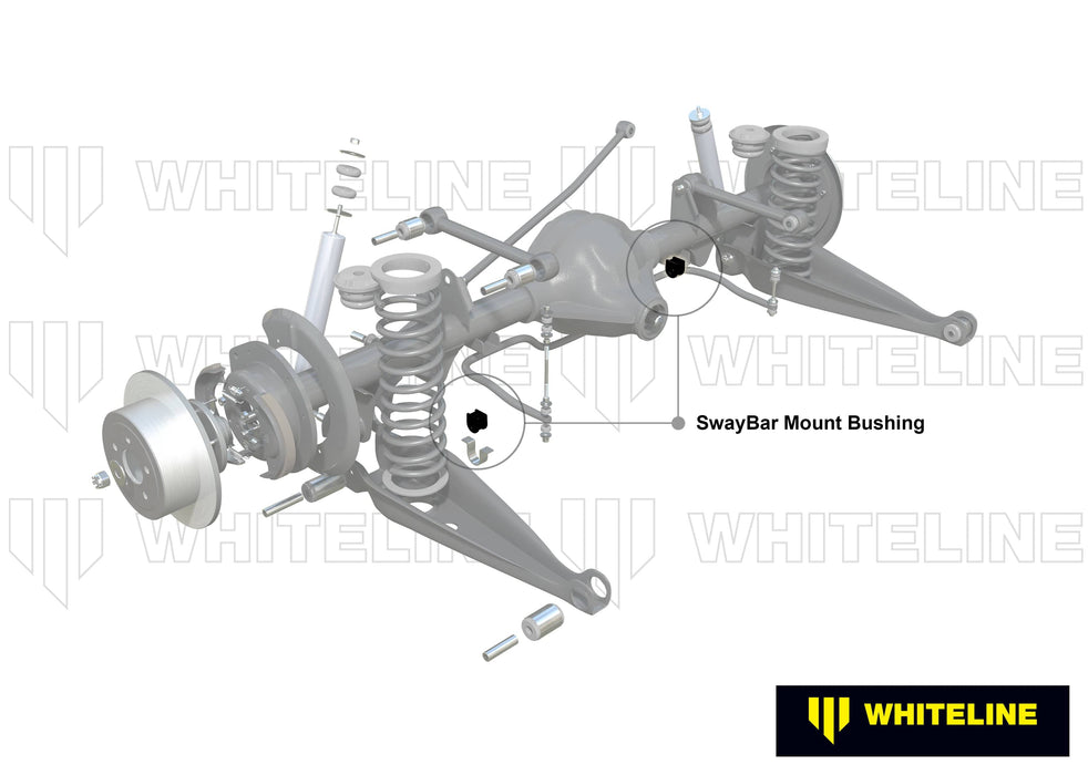 Whiteline 7 x 14 x 20 cm Sway Bar Mount - Bushing Kit 16mm to Suit Holden Commodore VB-VS, FX-HJ and HSV Autofit