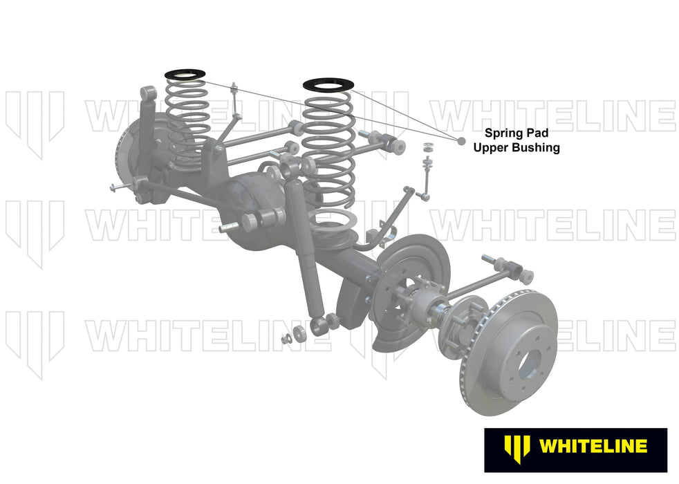 Whiteline 80 x 20 x 10 cm / Lifts vehicle approximately 50mm Front and Rear Lift Kit to Suit Jeep Wrangler JK Autofit