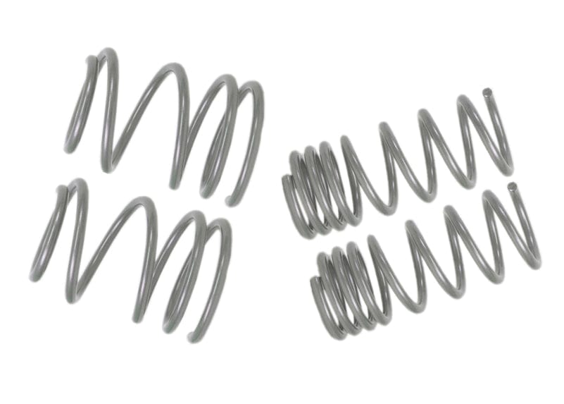 Whiteline Lowers vehicle approximately 10mm front and rear Front and Rear Coil Springs - Lowered to Suit Subaru Impreza GE, GV WRX STi Autofit
