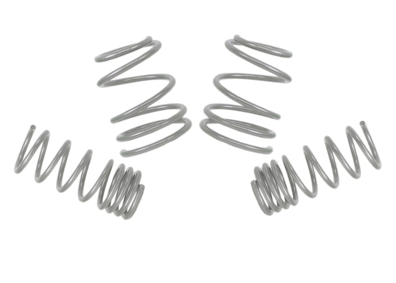 Whiteline Lowers vehicle approximately 10mm front and rear Front and Rear Coil Springs - Lowered to Suit Subaru Impreza GE, GV WRX STi Autofit