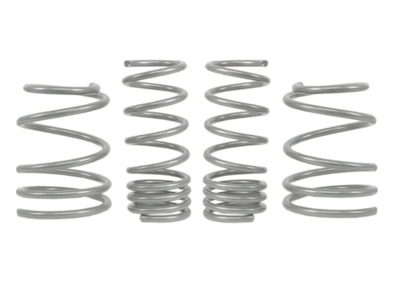 Whiteline Lowers vehicle approximately 10mm front and rear Front and Rear Coil Springs - Lowered to Suit Subaru Impreza GE, GV WRX STi Autofit