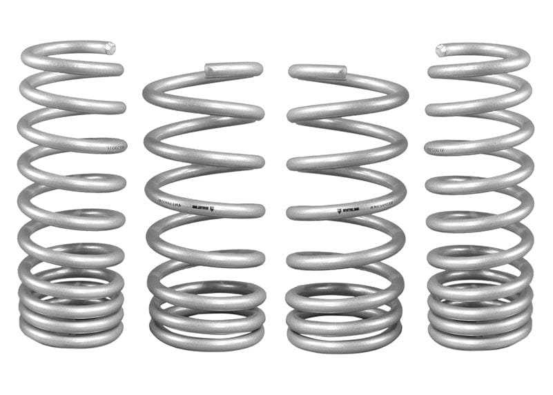 Whiteline Lowers vehicle approximately 25mm front and 35mm rear Front and Rear Coil Springs - Lowered to Suit Nissan 370Z Z34 and Skyline V36 Autofit