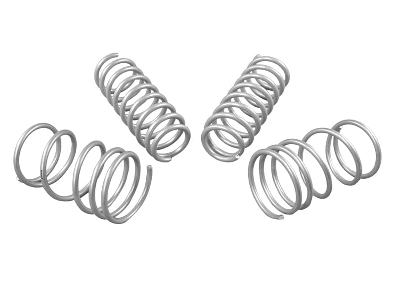 Whiteline Lowers vehicle approximately 25mm front and rear Front and Rear Coil Springs - Lowered to Suit Hyundai I30 N, Kona and Veloster Autofit