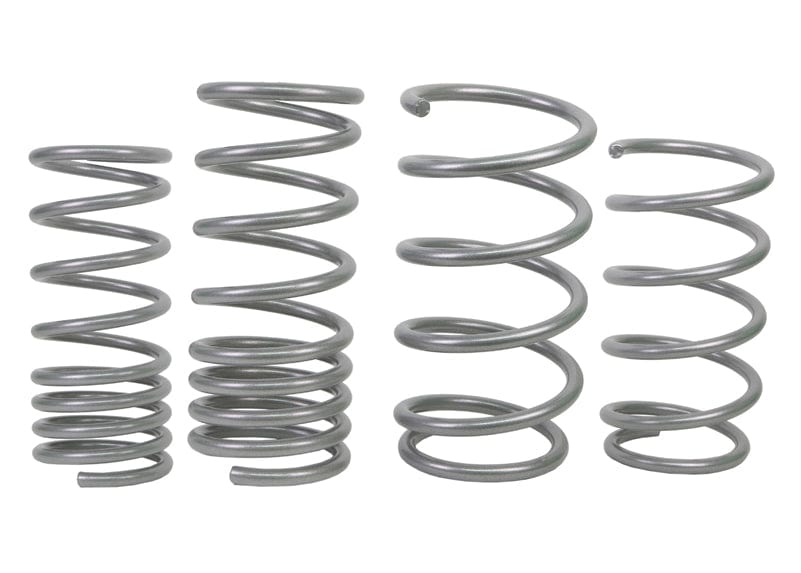 Whiteline Lowers vehicle approximately 25mm front and rear Front and Rear Coil Springs - Lowered to Suit Subaru BRZ and Toyota 86 Autofit