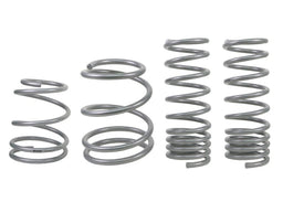 Whiteline Lowers vehicle approximately 25mm front and rear Front and Rear Coil Springs - Lowered to Suit Subaru GE, GV WRX Autofit