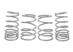 Whiteline Lowers vehicle approximately 25mm front and rear Front and Rear Coil Springs - Lowered to Suit Subaru Impreza GD WRX STi Autofit