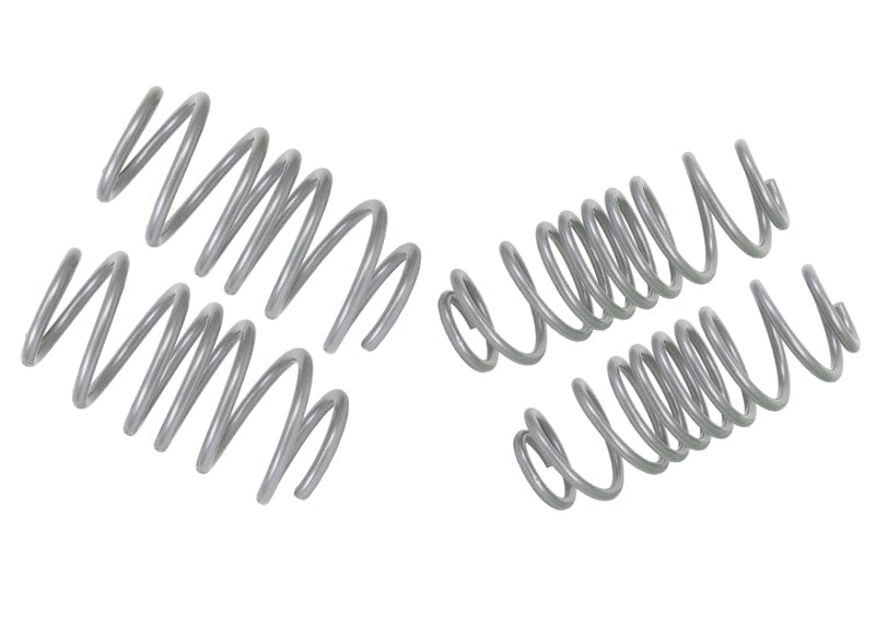 Whiteline Lowers vehicle approximately 30mm front and rear Front and Rear Coil Springs - Lowered to Suit Ford Fiesta St WZ Autofit