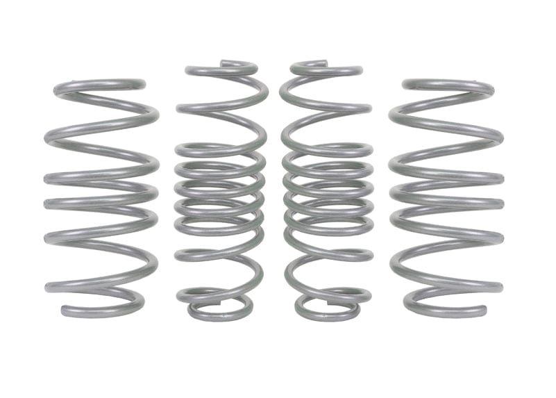 Whiteline Lowers vehicle approximately 30mm front and rear Front and Rear Coil Springs - Lowered to Suit Ford Fiesta St WZ Autofit