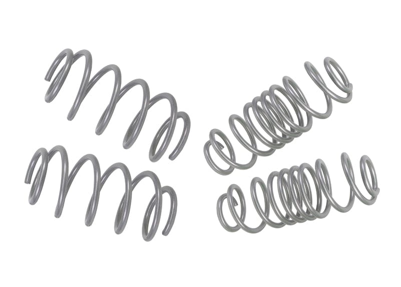 Whiteline Lowers vehicle approximately 30mm front and rear Front and Rear Coil Springs - Lowered to Suit Ford Fiesta WS, WT and WZ Autofit