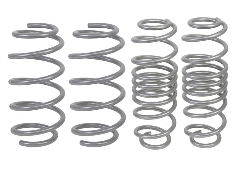Whiteline Lowers vehicle approximately 30mm front and rear Front and Rear Coil Springs - Lowered to Suit Ford Fiesta WS, WT and WZ Autofit
