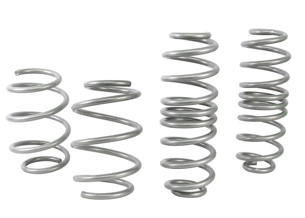 Whiteline Lowers vehicle approximately 30mm front and rear Front and Rear Coil Springs - Lowered to Suit Toyota Yaris XP Awd Autofit
