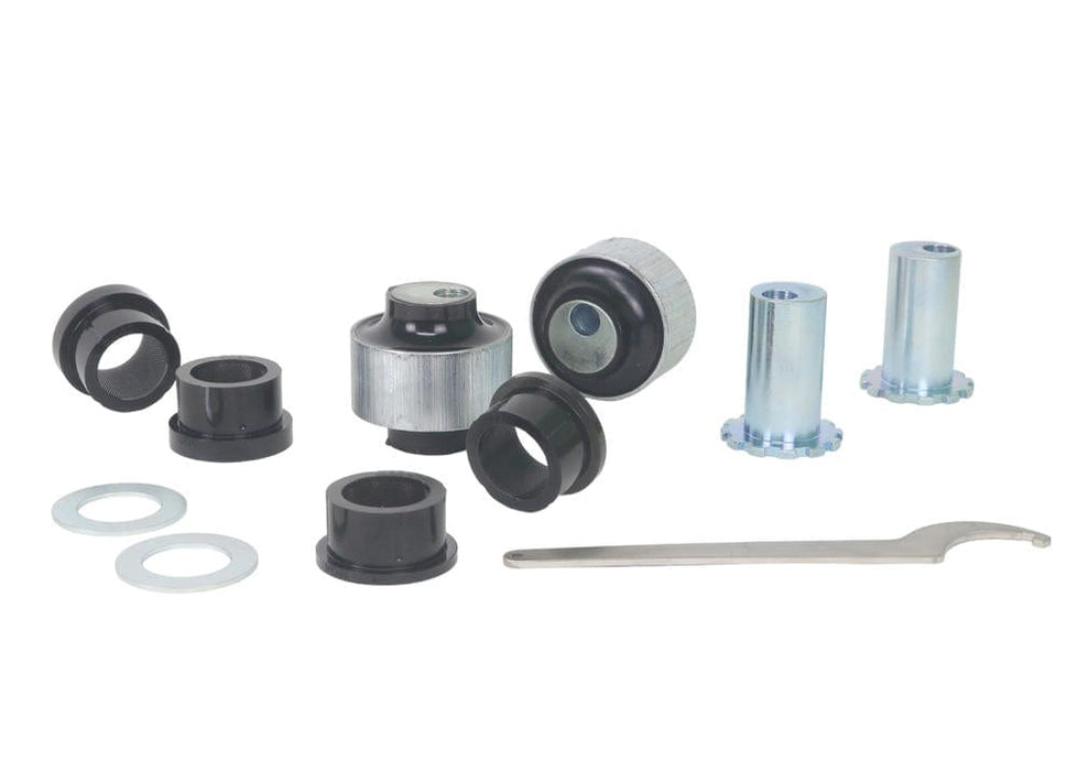 Whiteline Performance Alignment - 65mm OD - adds +0.5deg caster Front Control Arm Lower - Inner Bushing Kit-Double Offset to Suit Honda Civic and Integra Autofit