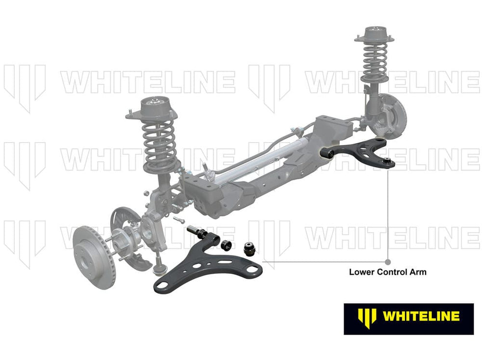 Whiteline Performance - increased caster correction Front Control Arm Lower - Arm Assembly Performance Caster Correction to Suit Honda Civic 8th Gen FA, FD Autofit