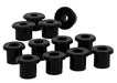 Whiteline Suits 4cyl petrol models Rear Leaf Spring - Bushing Kit to Suit Nissan Nazara D21, D22 2wd Autofit