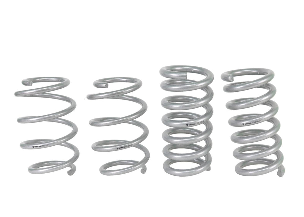 Whiteline Suits 5.0L models without MagneRide excludes GT350 - lowers vehicle approximately 35mm front and 30mm rear Front and Rear Coil Springs - Lowered to Suit Ford Mustang S550 FM, FN Autofit