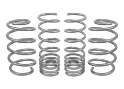 Whiteline Suits models 12/2014 - on with OEM struts with SEB, SED or YDA part number suffix - lowers vehicle approximately 25mm front and rear Front and Rear Coil Springs - Lowered to Suit Ford Focus ST LZ Autofit
