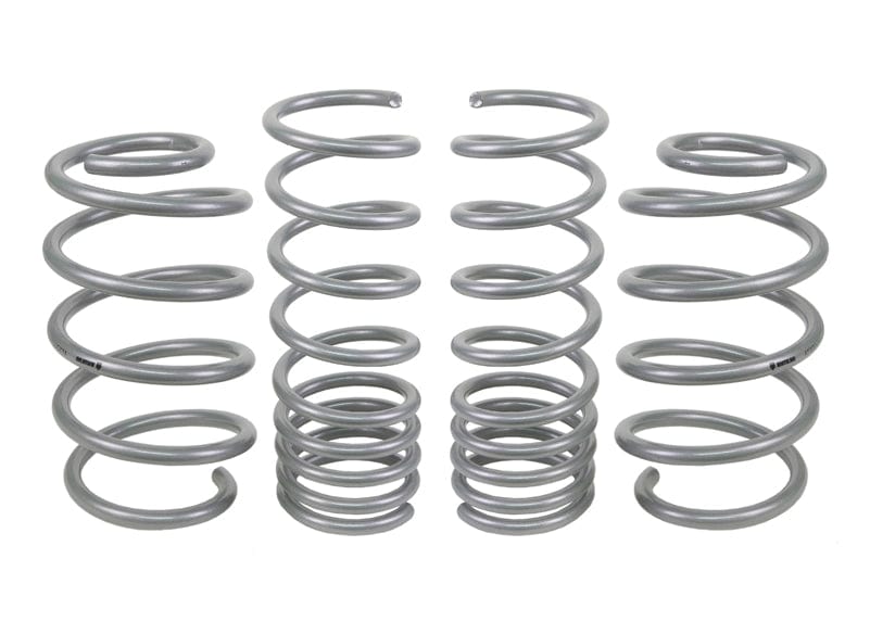 Whiteline Suits models 12/2014 - on with OEM struts with SEB, SED or YDA part number suffix - lowers vehicle approximately 25mm front and rear Front and Rear Coil Springs - Lowered to Suit Ford Focus ST LZ Autofit