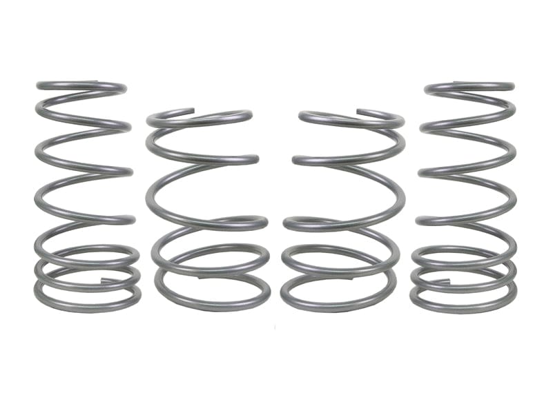 Whiteline Suits models MY04 - on - lowers vehicle approximately 30mm front and rear Front and Rear Coil Springs - Lowered to Suit Subaru Impreza GD WRX Autofit