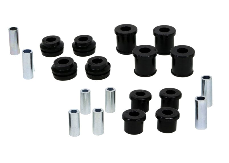 Whiteline Suits models with strut rod to chassis bushing with 62mm L crush tube Front Control Arm/Strut Rod - Bushing Kit to Suit Nissan Navara D22 2wd Autofit