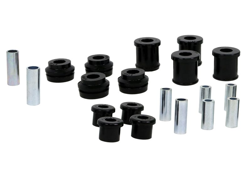 Whiteline Suits models with strut rod to chassis bushing with 62mm L crush tube Front Control Arm/Strut Rod - Bushing Kit to Suit Nissan Navara D22 2wd Autofit