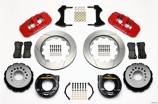 Wilwood Disc Brakes Wilwood AERO4 Big Brake Rear Brake Kits 140-10941-R Autofit