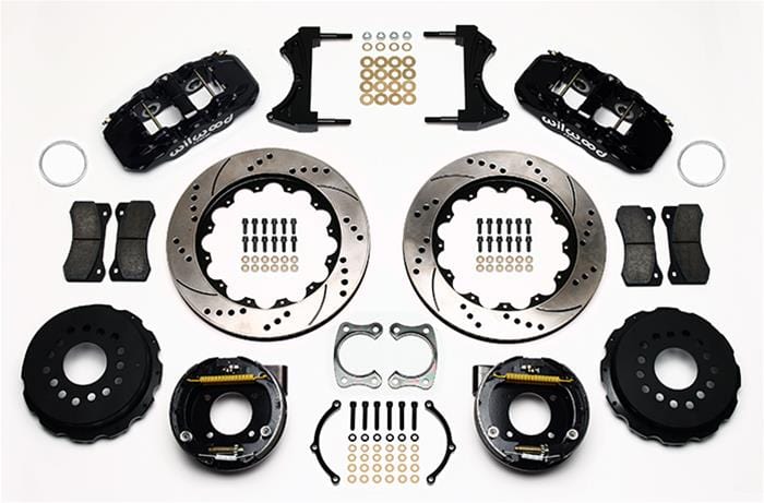Wilwood Disc Brakes Wilwood AERO4 Big Brake Rear Brake Kits 140-10943-D Autofit