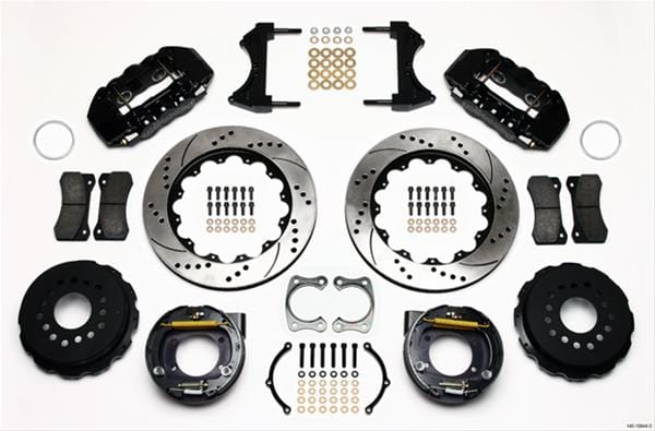 Wilwood Disc Brakes Wilwood AERO4 Big Brake Rear Brake Kits 140-10944-D Autofit