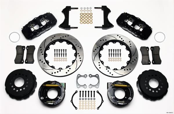 Wilwood Disc Brakes Wilwood AERO4 Big Brake Rear Brake Kits 140-10947-D Autofit