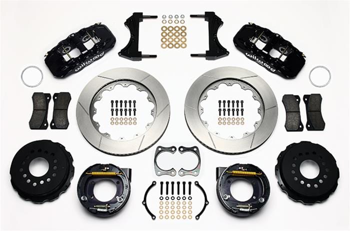 Wilwood Disc Brakes Wilwood AERO4 Big Brake Rear Brake Kits 140-10948 Autofit