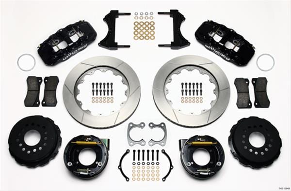 Wilwood Disc Brakes Wilwood AERO4 Big Brake Rear Brake Kits 140-10949 Autofit