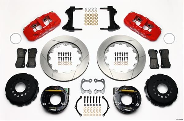 Wilwood Disc Brakes Wilwood AERO4 Big Brake Rear Brake Kits 140-10949-R Autofit