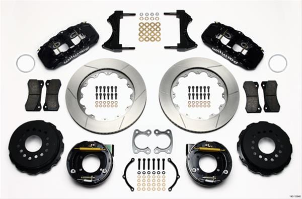 Wilwood Disc Brakes Wilwood AERO4 Big Brake Rear Brake Kits 140-10950 Autofit