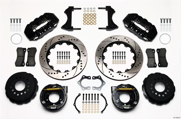 Wilwood Disc Brakes Wilwood AERO4 Big Brake Rear Brake Kits 140-10950-D Autofit
