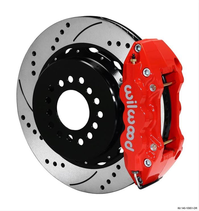 Wilwood Disc Brakes Wilwood AERO4 Big Brake Rear Brake Kits 140-10951-DR Autofit