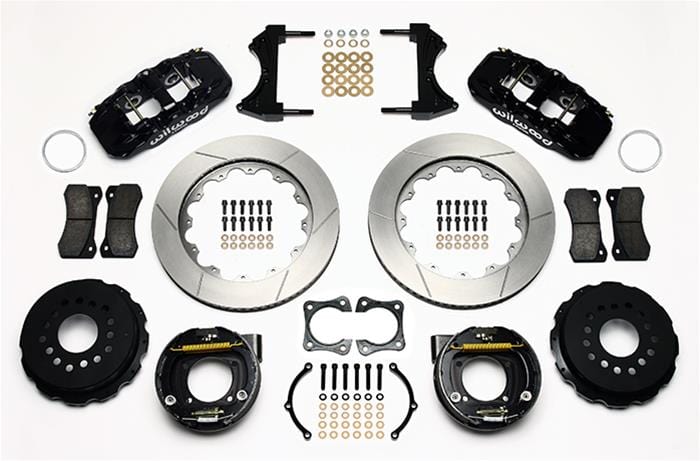 Wilwood Disc Brakes Wilwood AERO4 Big Brake Rear Brake Kits 140-10953 Autofit