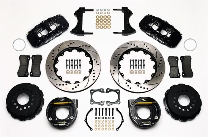 Wilwood Disc Brakes Wilwood AERO4 Big Brake Rear Brake Kits 140-10953-D Autofit