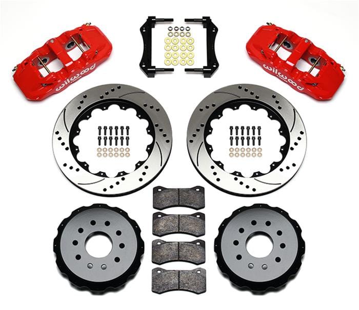 Wilwood Disc Brakes Wilwood AERO4 Big Brake Rear Brake Kits 140-11119-DR Autofit