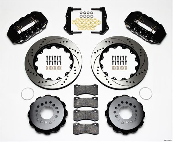 Wilwood Disc Brakes Wilwood AERO4 Big Brake Rear Brake Kits 140-11765-D Autofit