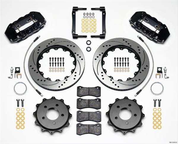 Wilwood Disc Brakes Wilwood AERO4 Big Brake Rear Brake Kits 140-12932-D Autofit