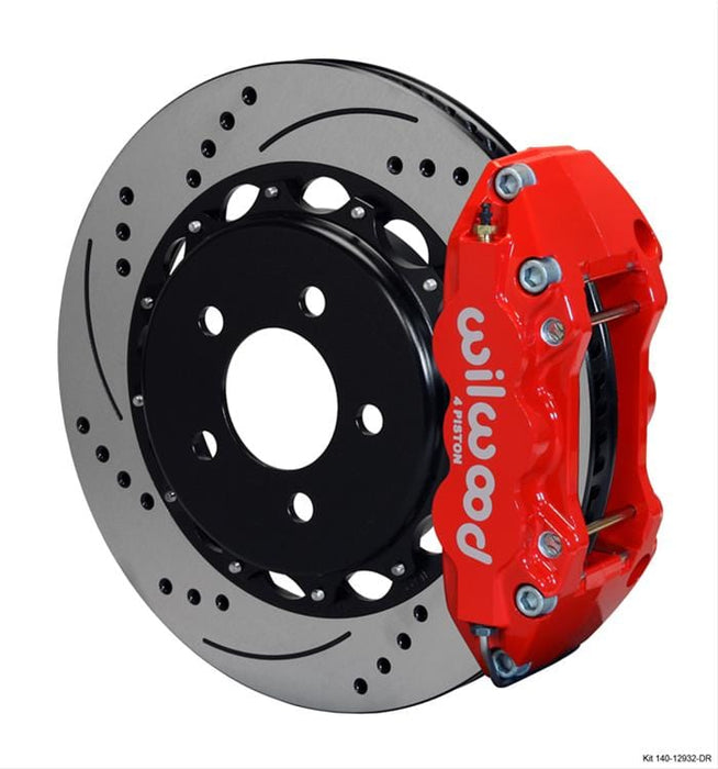 Wilwood Disc Brakes Wilwood AERO4 Big Brake Rear Brake Kits 140-12932-DR Autofit